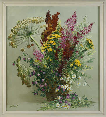 Кочетова Наталья Вениаминовна. Букет с конским щавелем   